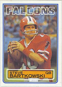 1982 Topps Football #274 Steve Bartkowski Atlanta Falcons