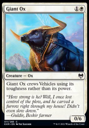 Giant Ox (Kaldheim) Trading Card