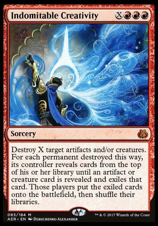 Indomitable Creativity (Aether Revolt) Trading Card