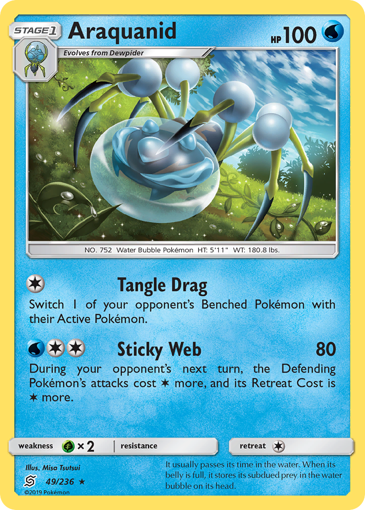 Araquanid (49/236) - Unified Minds Pokémon Card