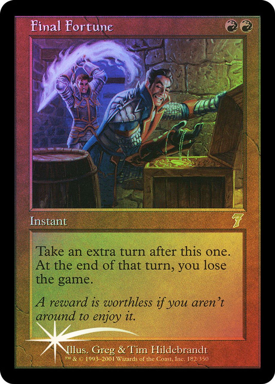 Final Fortune (7th Edition - Foil) Trading Card