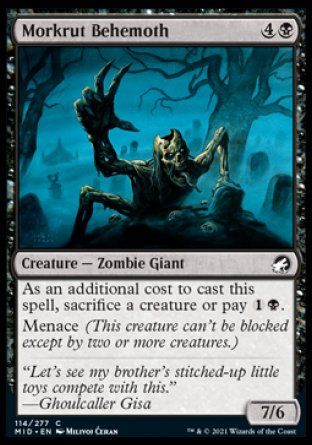 Morkrut Behemoth (Innistrad: Midnight Hunt) Trading Card