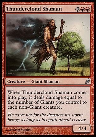 Thundercloud Shaman (Lorwyn) Trading Card