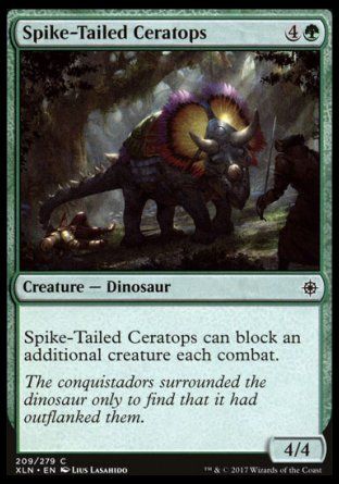 Spike-Tailed Ceratops (Ixalan) Trading Card