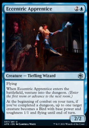 Eccentric Apprentice (Dungeons & Dragons: Adventures in the Forgotten Realms) Trading Card