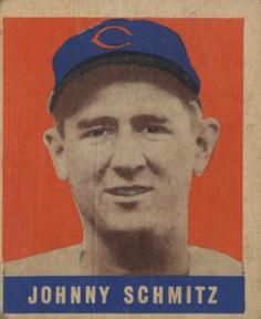 Johnny Schmitz 1948 Leaf #48 Sports Card