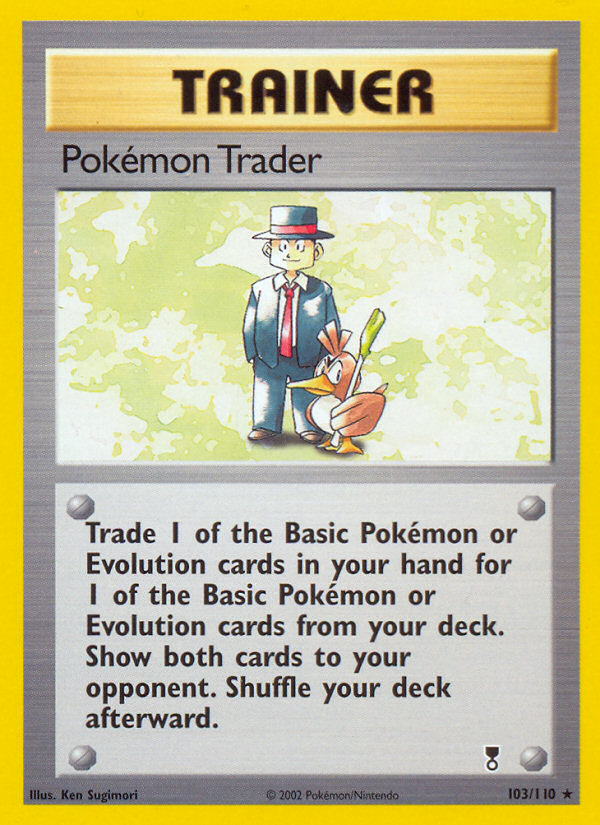 Pokémon Trader (103/110) - Legendary Collection Pokémon Card