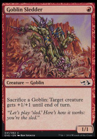 Goblin Sledder (Duel Decks : Anthology) Trading Card