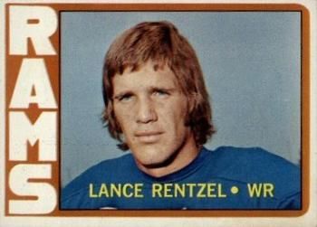 LANCE RENTZEL / RAMS - 1972 TOPPS