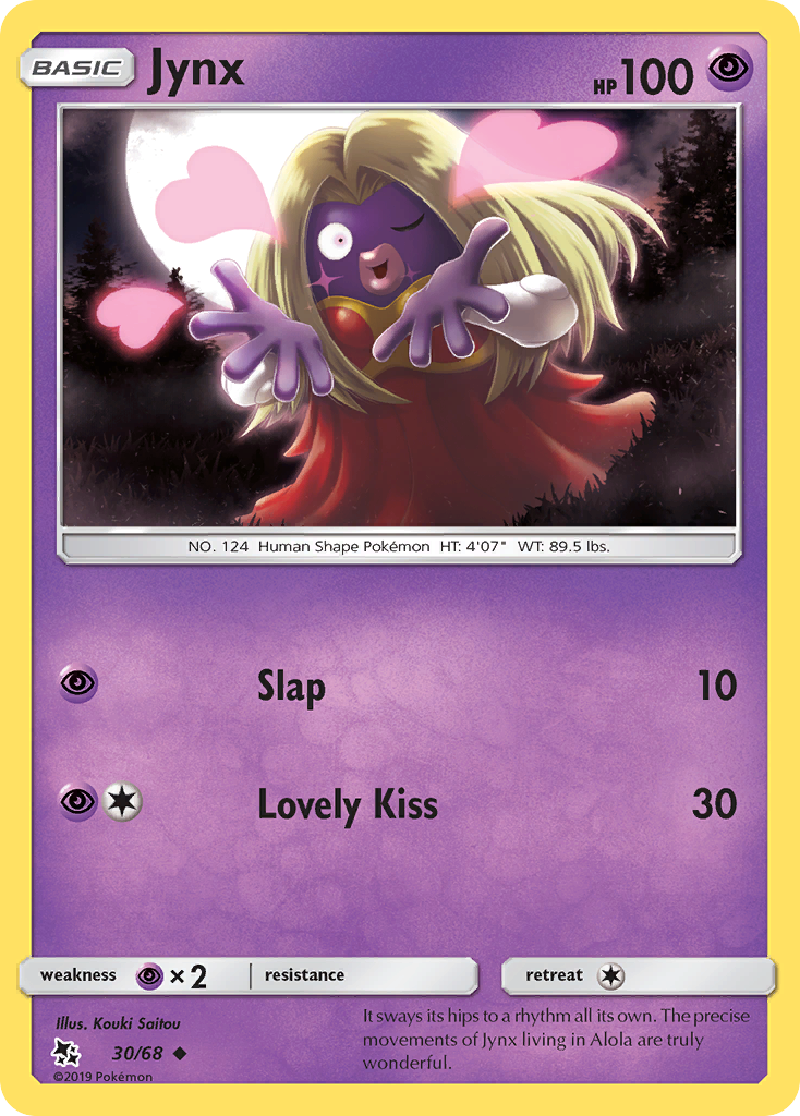 Jynx (30/68) - Hidden Fates Pokémon Card