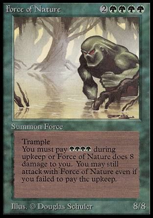 Force of Nature (Beta) Trading Card