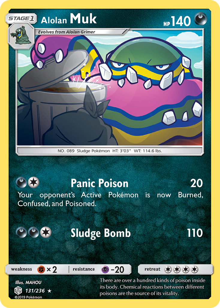 Alolan Muk (131/236) - Cosmic Eclipse Pokémon Card