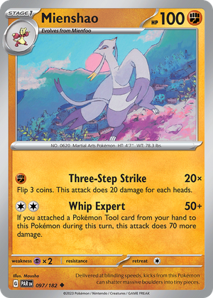 Mienshao (97/182) - Paradox Rift