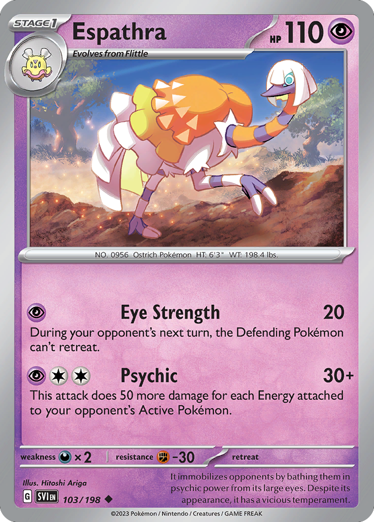 Espathra (103/198) - Scarlet & Violet Pokémon Card