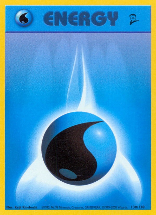 Water Energy (130/130) - Base Set 2 Pokémon Card