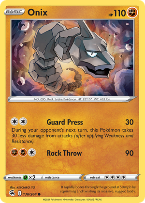Onix (138/264) - Fusion Strike
