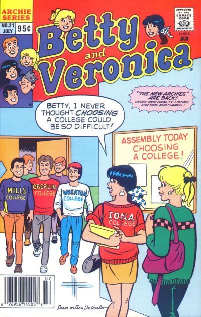 Betty and Veronica #21 Comic