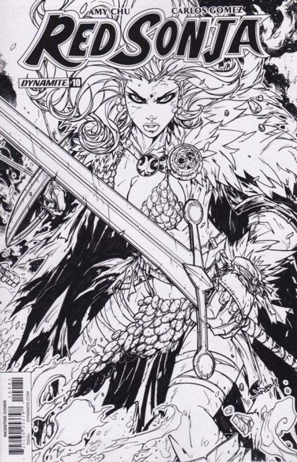Red Sonja #10 (Cover H 30 Copy Meyers B&w Inc)