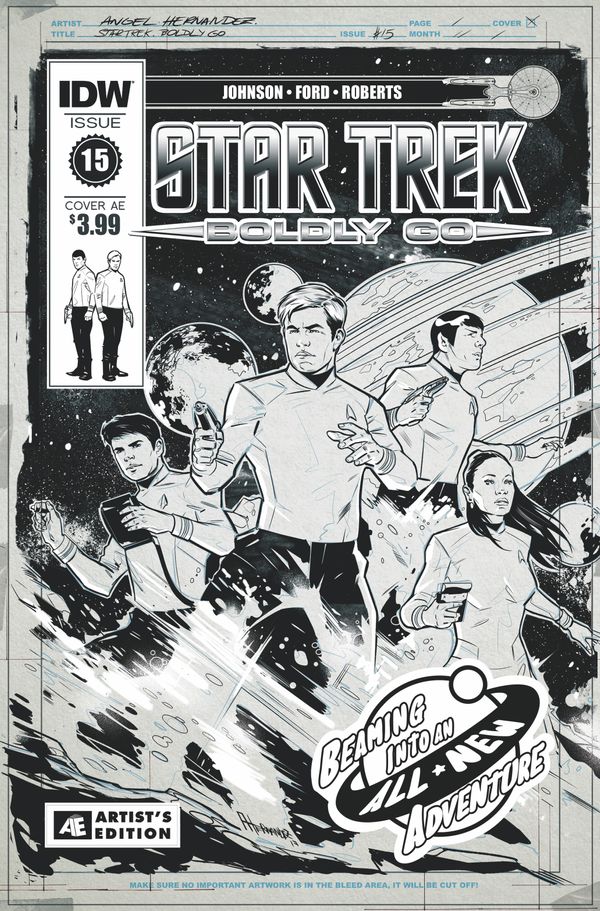 Star Trek: Boldly Go #15 (Cover B Artist Cover Hernandez)
