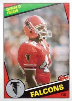 Gerald Riggs 1984 Topps #218 Sports Card