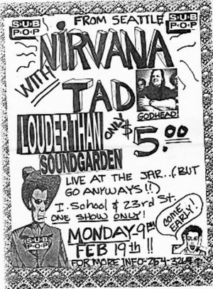 Nirvana & Tad The Mason Jar 1990