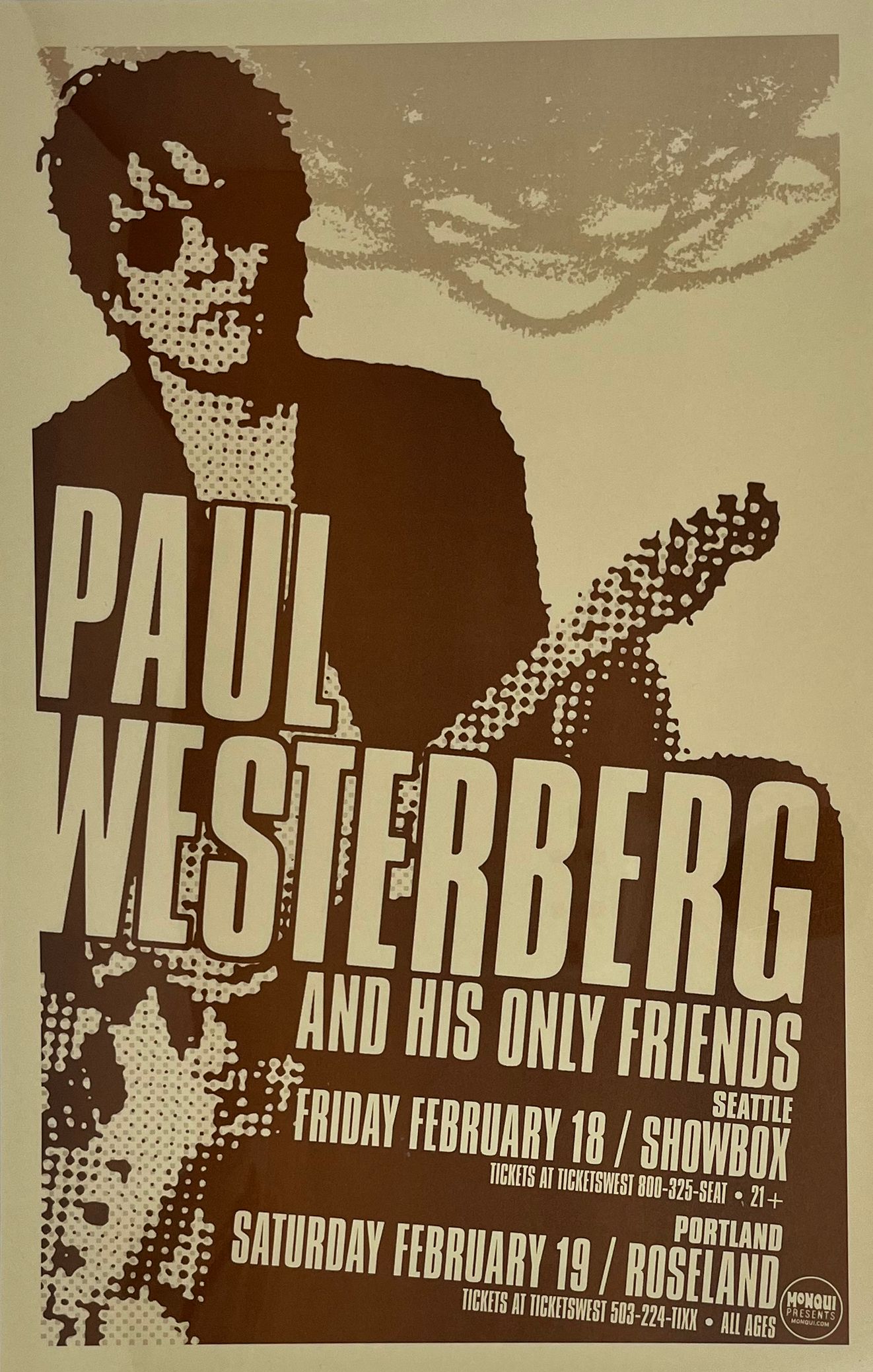 MXP-146.10 Paul Westerberg Showbox & Roseland Theater 2005 Concert Poster