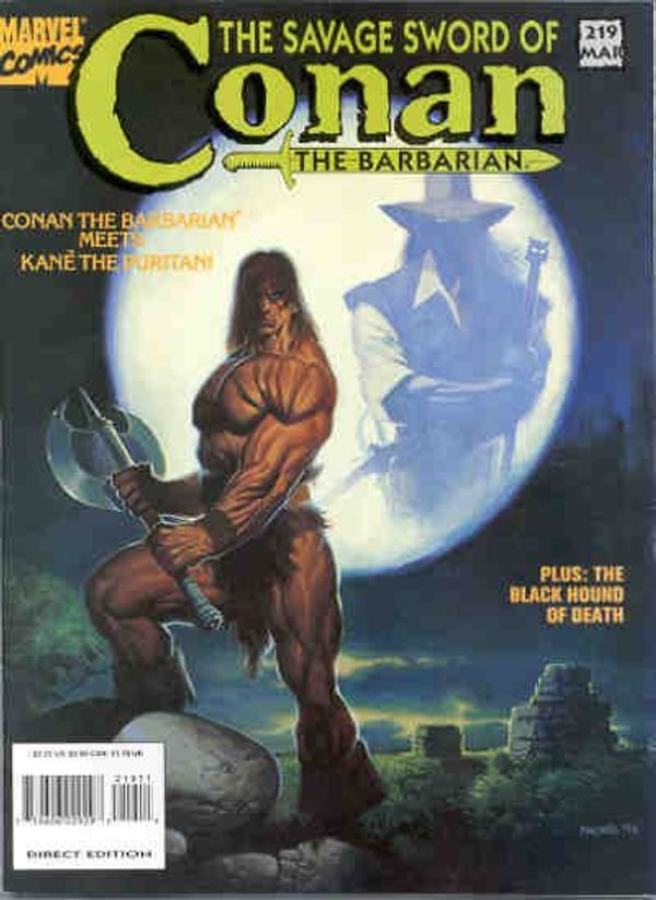 The Savage Sword of Conan #219