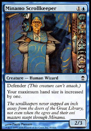 Minamo Scrollkeeper (Saviors of Kamigawa) Trading Card