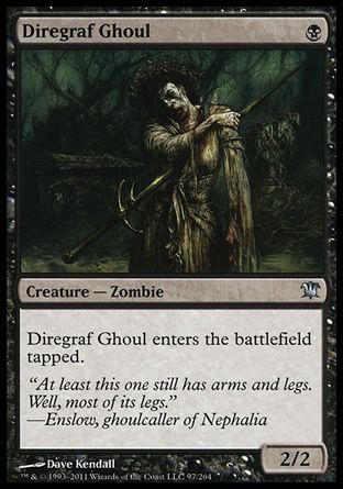 Diregraf Ghoul (Innistrad) Trading Card