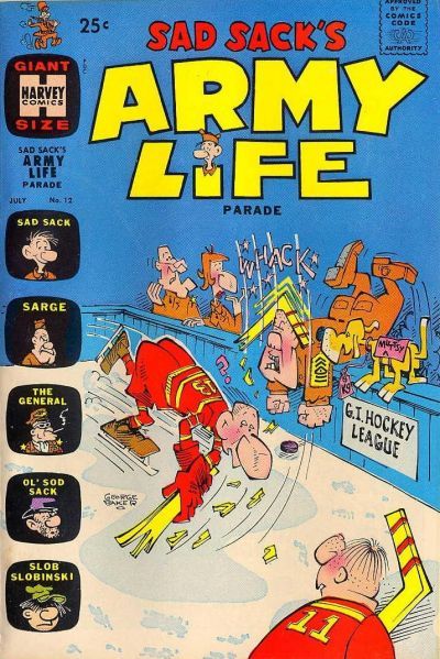 Sad Sack's Army Life Parade #12 Comic