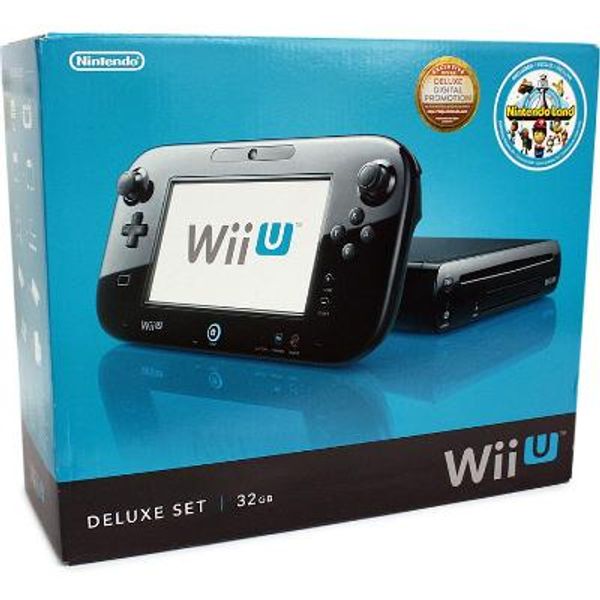 Wii U Black 32GB [Deluxe Set]