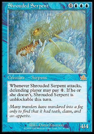 Shrouded Serpent (Prophecy) Trading Card