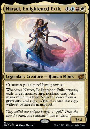 Narset, Enlightened Exile (March of the Machine: The Aftermath) Trading Card