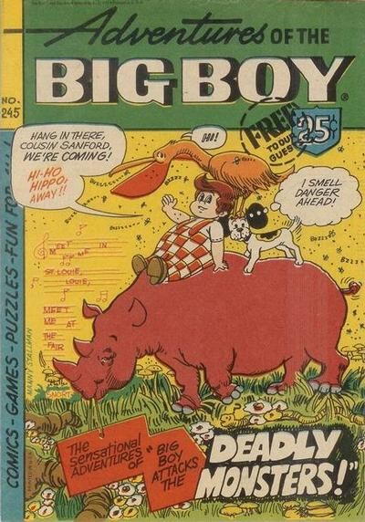 Adventures of Big Boy #245 Comic