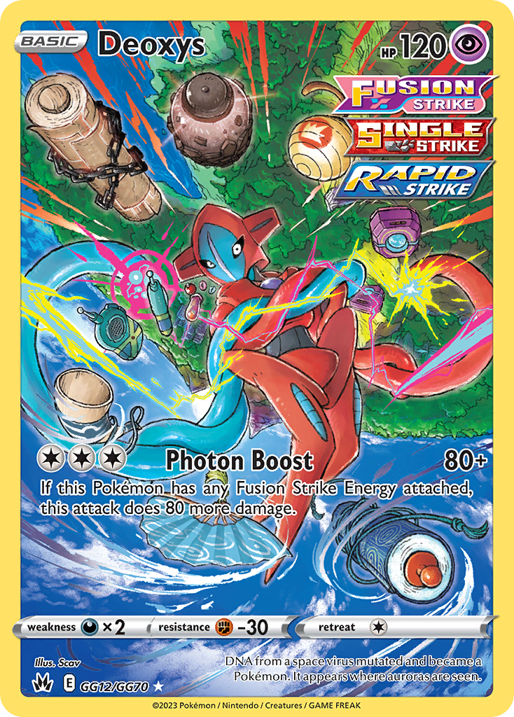 Deoxys (GG12) - Crown Zenith Galarian Gallery Pokémon Card