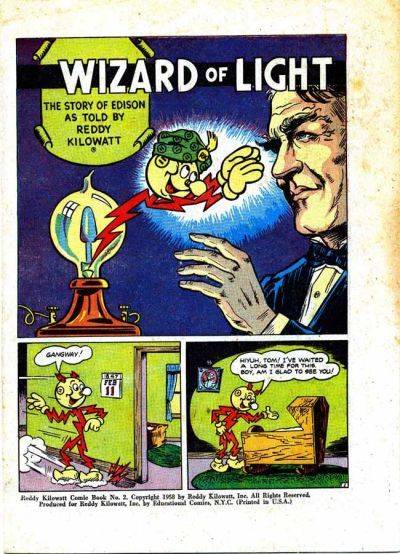 Reddy Kilowatt #2 [1958] Comic