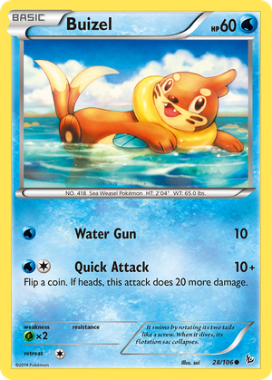 Buizel (28/106) - Flashfire