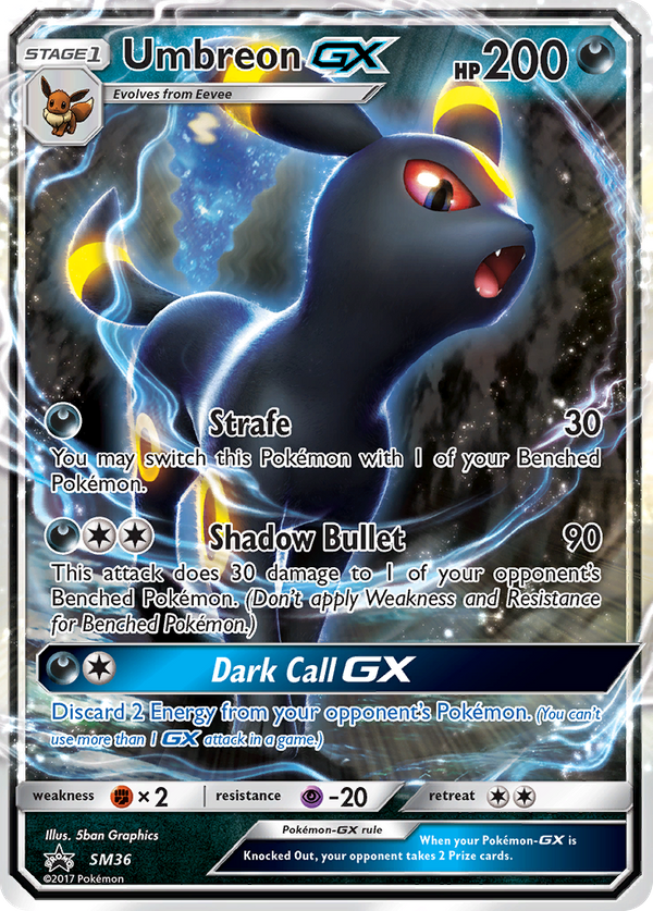 Umbreon GX (SM36) - SM Black Star Promos