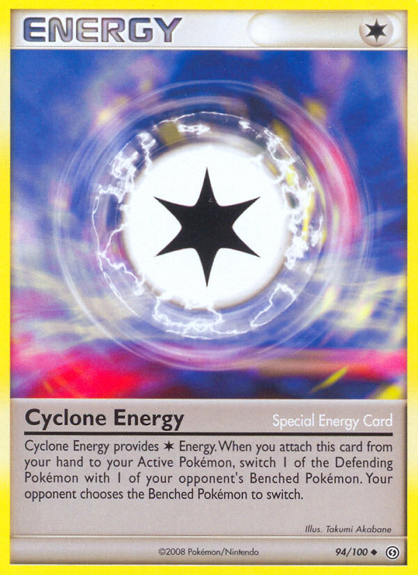 Cyclone Energy (94/100) - Stormfront Pokémon Card