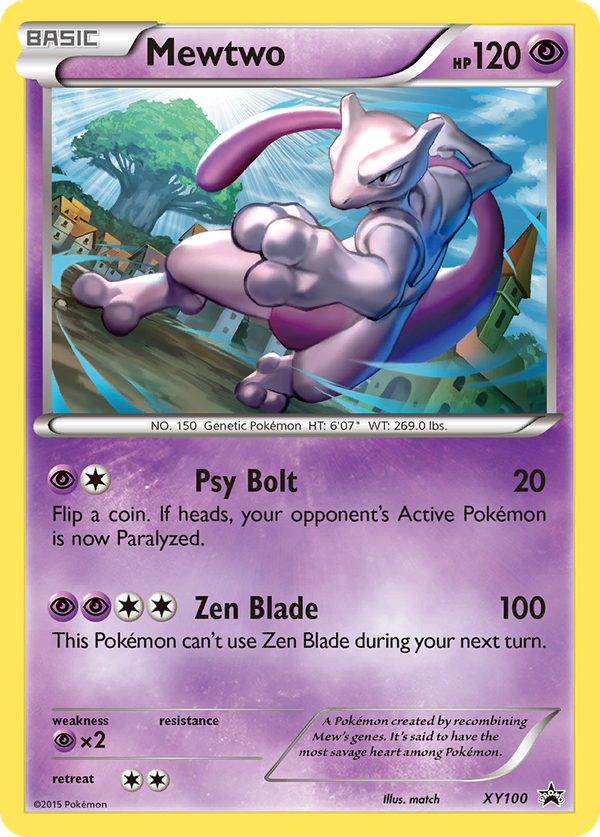 Mewtwo (XY100) - XY Black Star Promos