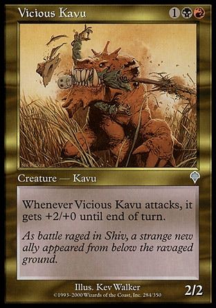 Vicious Kavu (Invasion) Trading Card