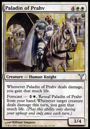 Paladin of Prahv (Dissension) Trading Card