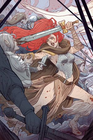 Red Sonja (Volume 3) #5 (Rare Sauvage Virgin Art Cover)
