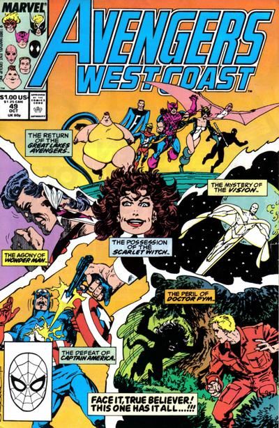 Avengers West Coast #49 Comic