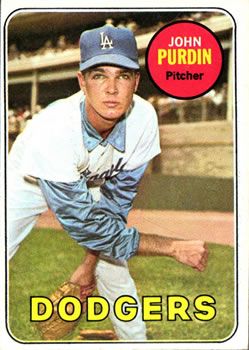 John Purdin 1969 Topps #161 Sports Card