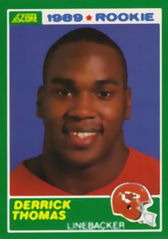 Derrick Thomas 1989 Score #258 Sports Card