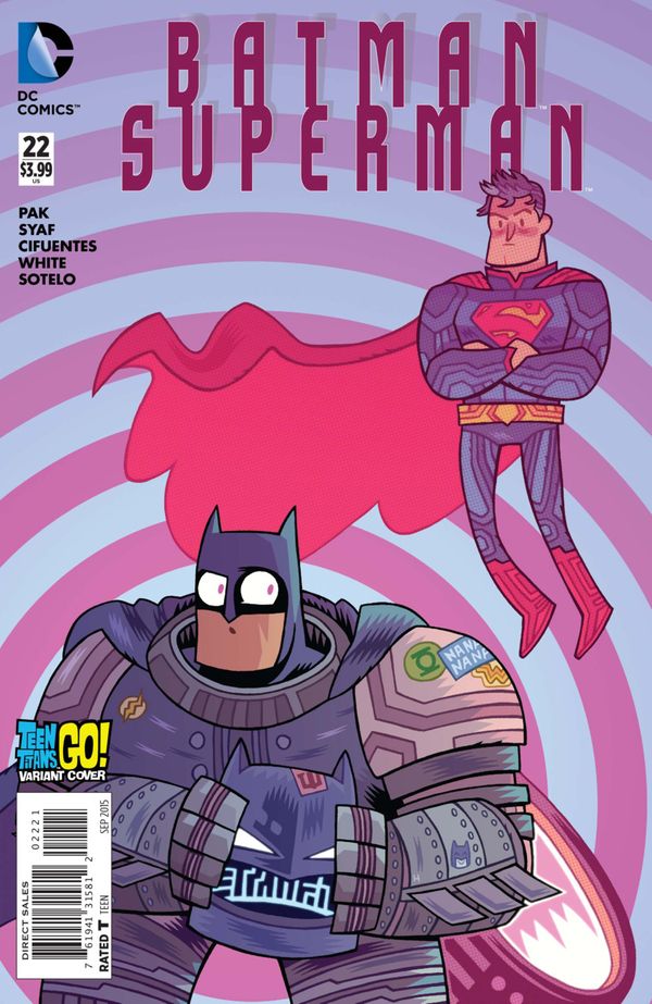 Batman Superman #22 (Teen Titans Go  Variant Cover)