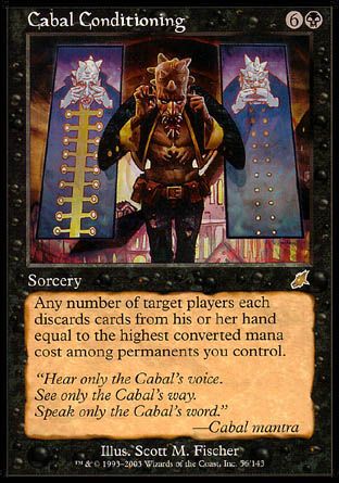 Cabal Conditioning (Scourge) Trading Card