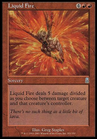 Liquid Fire (Odyssey) Trading Card