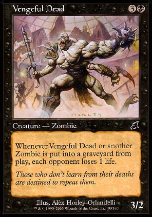 Vengeful Dead (Scourge) Trading Card